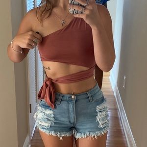 Mauve Croptop